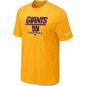 Wholesale Cheap Nike New York Giants Big & Tall Critical Victory NFL T-Shirt Yellow