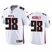 Wholesale Cheap Atlanta Falcons #98 Takkarist Mckinley Men's Nike White 2020 Vapor Untouchable Limited NFL Jersey
