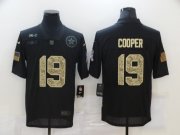 Wholesale Cheap Men's Dallas Cowboys #19 Amari Cooper Black Camo 2020 Salute To Service Stitched NFL Nike Limited Jersey