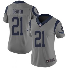 Wholesale Cheap Nike Rams #21 Donte Deayon Gray Women\'s Stitched NFL Limited Inverted Legend Jersey