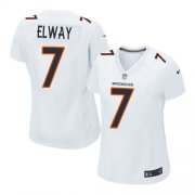 Wholesale Cheap Nike Broncos #7 John Elway White Women's Stitched NFL Game Event Jersey