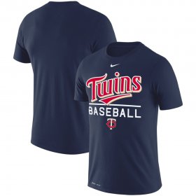 Wholesale Cheap Minnesota Twins Nike Wordmark Practice Performance T-Shirt Navy