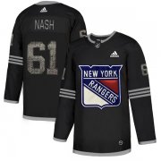 Wholesale Cheap Adidas Rangers #61 Rick Nash Black Authentic Classic Stitched NHL Jersey