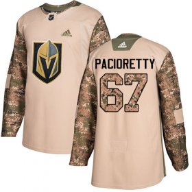 Wholesale Cheap Adidas Golden Knights #67 Max Pacioretty Camo Authentic 2017 Veterans Day Stitched NHL Jersey