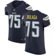 Wholesale Cheap Nike Chargers #75 Bryan Bulaga Navy Blue Team Color Men's Stitched NFL Vapor Untouchable Elite Jersey