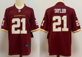 Wholesale Cheap Men\'s Washington Redskins #21 Sean Taylor Burgundy Red NEW 2020 Vapor Untouchable Stitched NFL Nike Limited Jersey