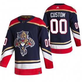 Wholesale Cheap Florida Panthers Custom Black Men\'s Adidas 2020-21 Alternate Authentic Player NHL Jersey