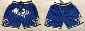 Wholesale Cheap Men\'s Orlando Magic Blue Just Don Stitched Shorts