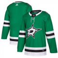 Wholesale Cheap Adidas Stars Blank Green Home Authentic Stitched NHL Jersey