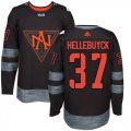 Wholesale Cheap Team North America #37 Connor Hellebuyck Black 2016 World Cup Stitched Youth NHL Jersey