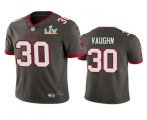 Wholesale Cheap Men's Tampa Bay Buccaneers #30 Ke'Shawn Vaughn Grey 2021 Super Bowl LV Limited Stitched NFL Jersey