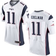 Wholesale Cheap Nike Patriots #11 Julian Edelman White Men's Stitched NFL New Elite Jersey