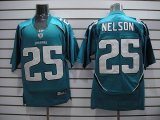 Wholesale Cheap Jaguars Reggie Nelson #25 Green Stitched Team Color NFL Jersey