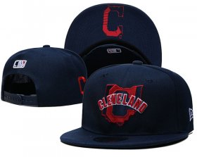 Wholesale Cheap Cleveland Indians Stitched Snapback Hats 009