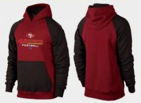 Wholesale Cheap San Francisco 49ers Critical Victory Pullover Hoodie Burgundy Red & Black