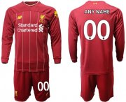 Wholesale Cheap Liverpool Personalized Home Long Sleeves Soccer Club Jersey