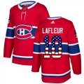 Wholesale Cheap Adidas Canadiens #10 Guy Lafleur Red Home Authentic USA Flag Stitched Youth NHL Jersey