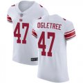 Wholesale Cheap Nike Giants #47 Alec Ogletree White Men's Stitched NFL Vapor Untouchable Elite Jersey