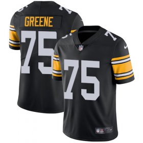 Wholesale Cheap Nike Steelers #75 Joe Greene Black Alternate Men\'s Stitched NFL Vapor Untouchable Limited Jersey