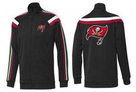 Wholesale Cheap NFL Tampa Bay Buccaneers Team Logo Jacket Black_2