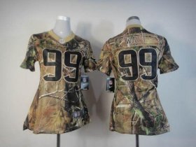 Wholesale Cheap Nike Texans #99 J.J. Watt Camo Women\'s Stitched NFL Realtree Elite Jersey