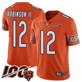 Wholesale Cheap Nike Bears #12 Allen Robinson II Orange Men\'s Stitched NFL Limited Rush 100th Season Jersey