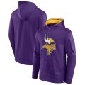 Wholesale Cheap Men's Minnesota Vikings Purple On The Ball Pullover Hoodie