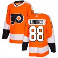Wholesale Cheap Adidas Flyers #88 Eric Lindros Orange Home Authentic Stitched Youth NHL Jersey