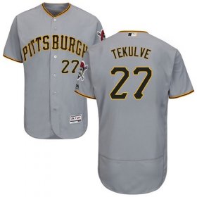 Wholesale Cheap Pirates #27 Kent Tekulve Grey Flexbase Authentic Collection Stitched MLB Jersey