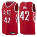Wholesale Cheap Houston Rockets #42 Nene Red Nike NBA Men's Stitched Swingman Jersey City Edition