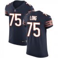 Wholesale Cheap Nike Bears #75 Kyle Long Navy Blue Team Color Men's Stitched NFL Vapor Untouchable Elite Jersey