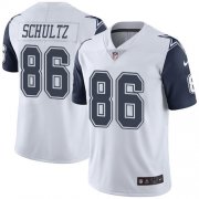 Wholesale Cheap Nike Cowboys #86 Dalton Schultz White Men's Stitched NFL Limited Rush Jersey