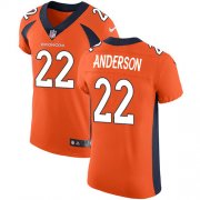 Wholesale Cheap Nike Broncos #22 C.J. Anderson Orange Team Color Men's Stitched NFL Vapor Untouchable Elite Jersey