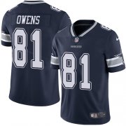 Wholesale Cheap Nike Cowboys #81 Terrell Owens Navy Blue Team Color Men's Stitched NFL Vapor Untouchable Limited Jersey