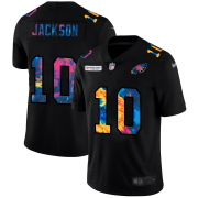 Cheap Philadelphia Eagles #10 Desean Jackson Men's Nike Multi-Color Black 2020 NFL Crucial Catch Vapor Untouchable Limited Jersey