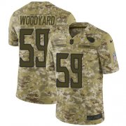 Wholesale Cheap Nike Titans #59 Wesley Woodyard Camo Men's Stitched NFL Limited 2018 Salute To Service Jersey