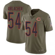 Wholesale Cheap Nike Bears #54 Brian Urlacher Olive Men's Stitched NFL Limited 2017 Salute To Service Jersey