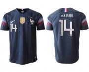 Wholesale Cheap France #14 Matuidi Home Thai Version Soccer Country Jersey