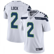 Wholesale Cheap Men's Seattle Seahawks #2 Drew Lock White Vapor Untouchable Limited Stitched Jersey