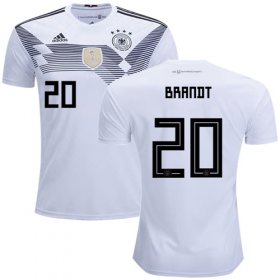 Wholesale Cheap Germany #20 Brandt White Home Soccer Country Jersey