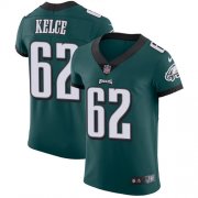Wholesale Cheap Nike Eagles #62 Jason Kelce Midnight Green Team Color Men's Stitched NFL Vapor Untouchable Elite Jersey