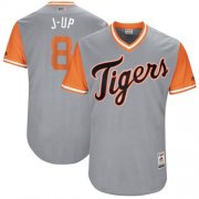 Wholesale Cheap Tigers #8 Justin Upton Gray "J-Up" Players Weekend Authentic Stitched MLB Jersey