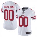 Wholesale Cheap Nike San Francisco 49ers Customized White Stitched Vapor Untouchable Limited Women's NFL Jersey