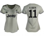 Wholesale Cheap Women's Juventus #11 D.Costa Away Soccer Club Jersey