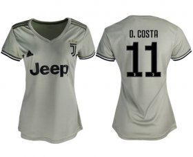 Wholesale Cheap Women\'s Juventus #11 D.Costa Away Soccer Club Jersey