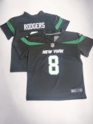 Wholesale Cheap Toddlers New York Jets #8 Aaron Rodgers Black 2023 Vapor Untouchable Stitched Limited Jersey