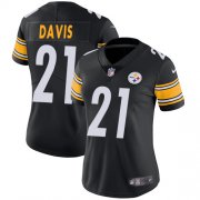 Wholesale Cheap Nike Steelers #21 Sean Davis Black Team Color Women's Stitched NFL Vapor Untouchable Limited Jersey