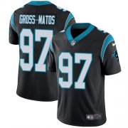 Wholesale Cheap Nike Panthers #97 Yetur Gross-Matos Black Team Color Men's Stitched NFL Vapor Untouchable Limited Jersey