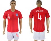 Wholesale Cheap England #4 Walker Away Soccer Country Jersey