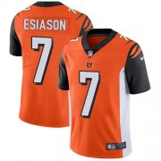Wholesale Cheap Nike Bengals #7 Boomer Esiason Orange Alternate Men's Stitched NFL Vapor Untouchable Limited Jersey
